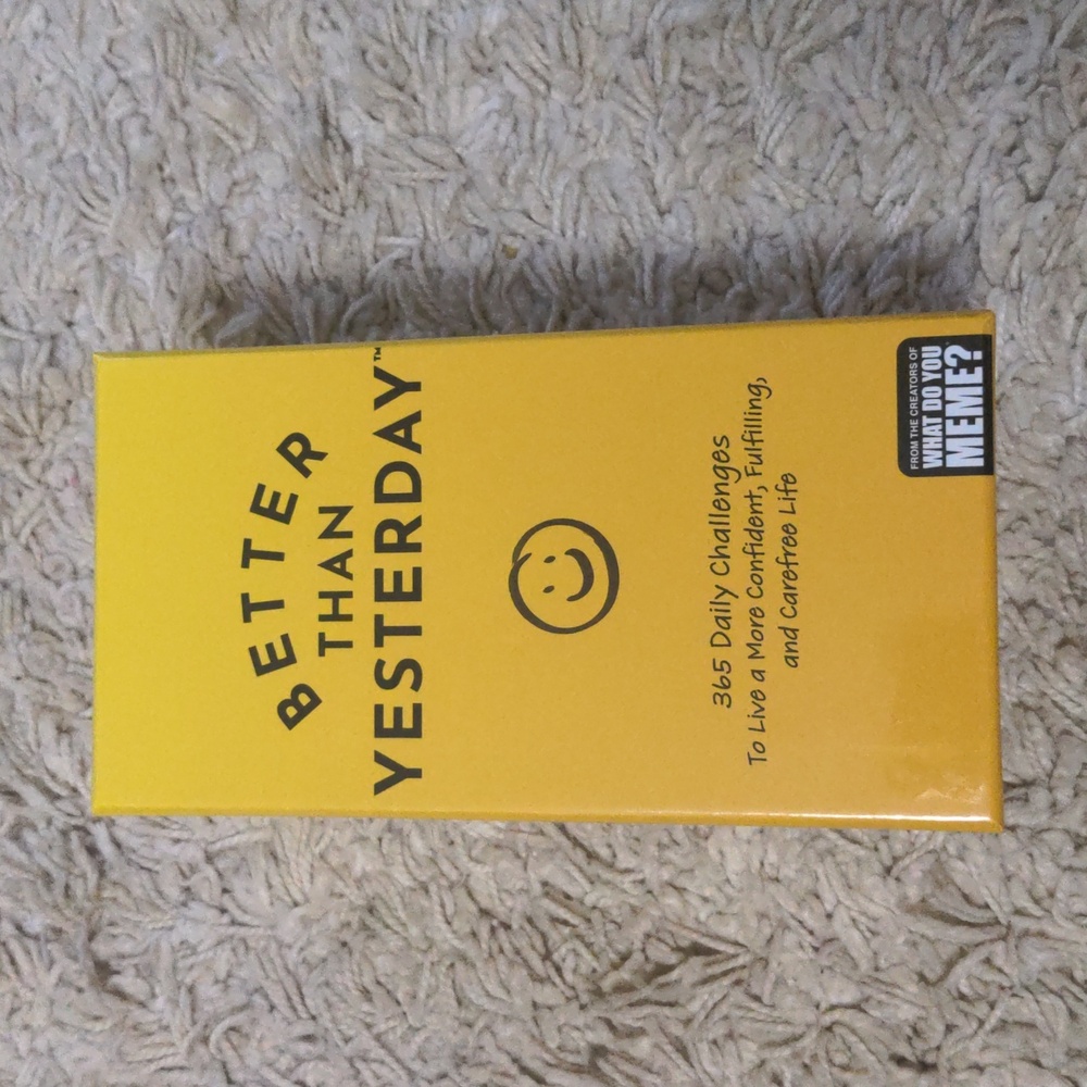 Better Than Yesterday Daily Challenge Card Game
